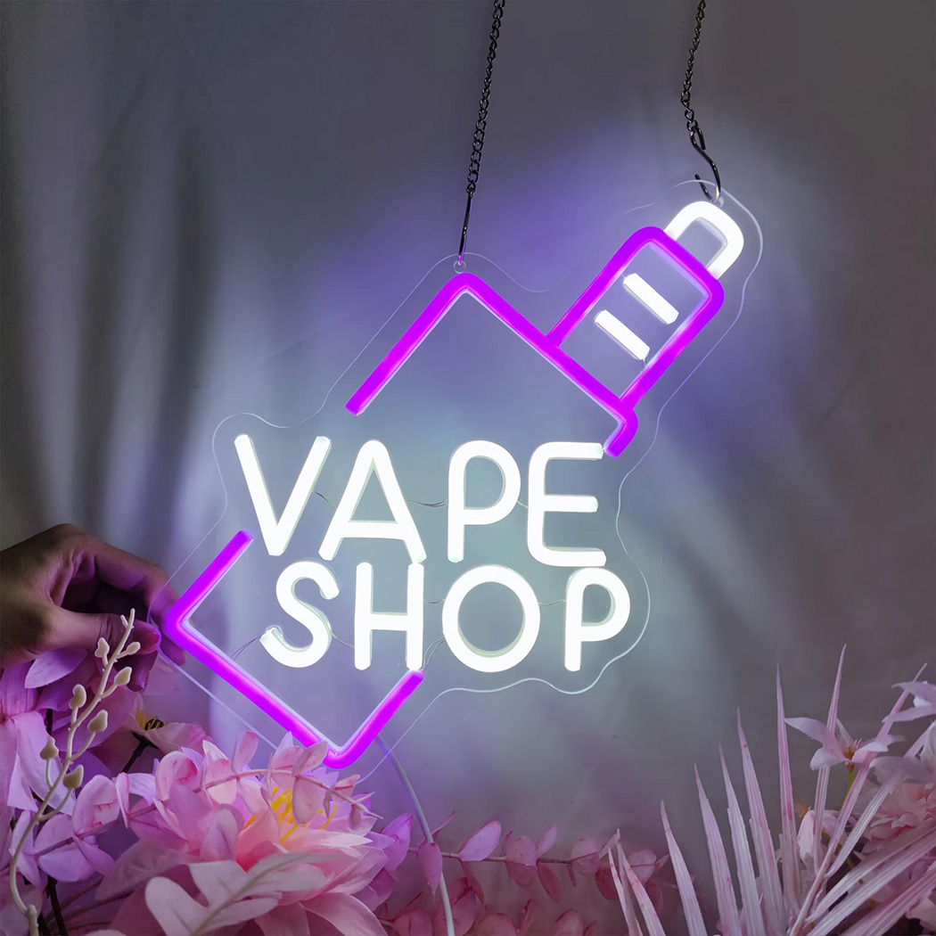 Vaping Shop - VAPE Mağazası LED Neon Burcu USB