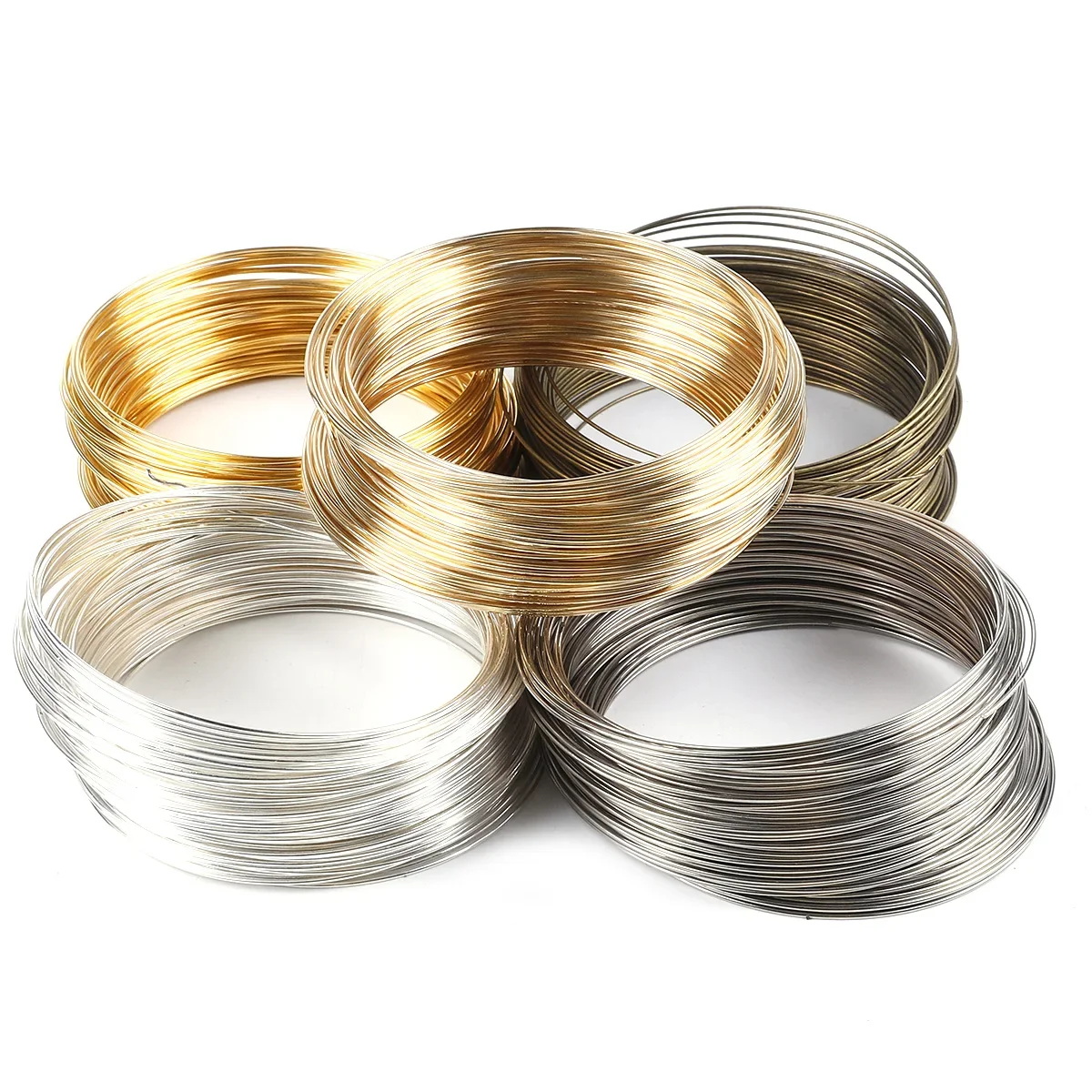 Coil Building Kit - 100 Döngüler 0.6mm Bellek Tel Bilezik