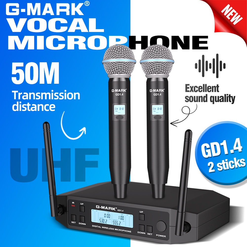 G-MARK GLXD4 Profesyonel UHF K - Shure Mic Sm7B incelemesi ve fiyatı