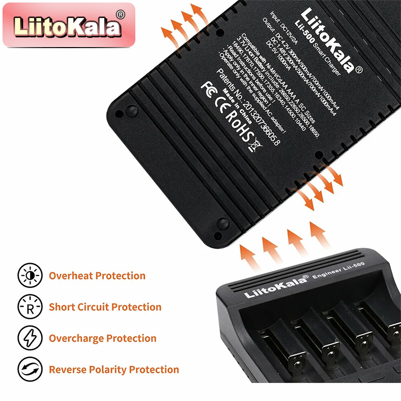 LiitoKala Lii-500 Pil Şarj Cih - Vape Battery 18650 incelemesi ve fiyatı