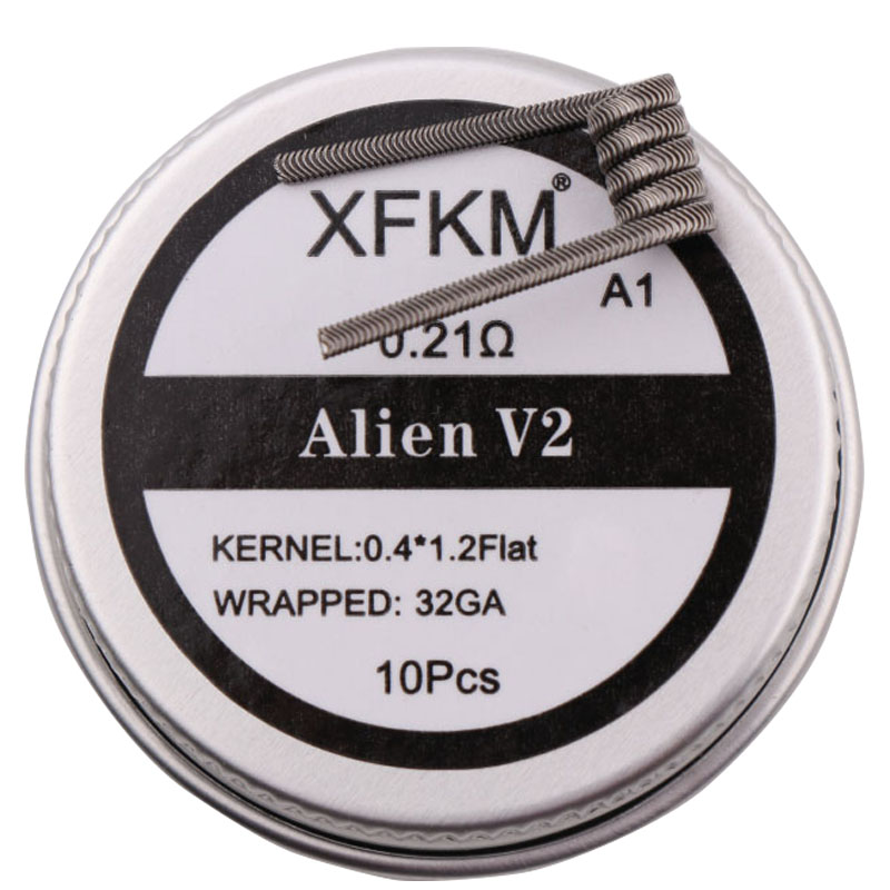 Yeni XFKM NI80/A1/SS316L 10 ad - Clapton Wire Pre Built incelemesi ve fiyatı